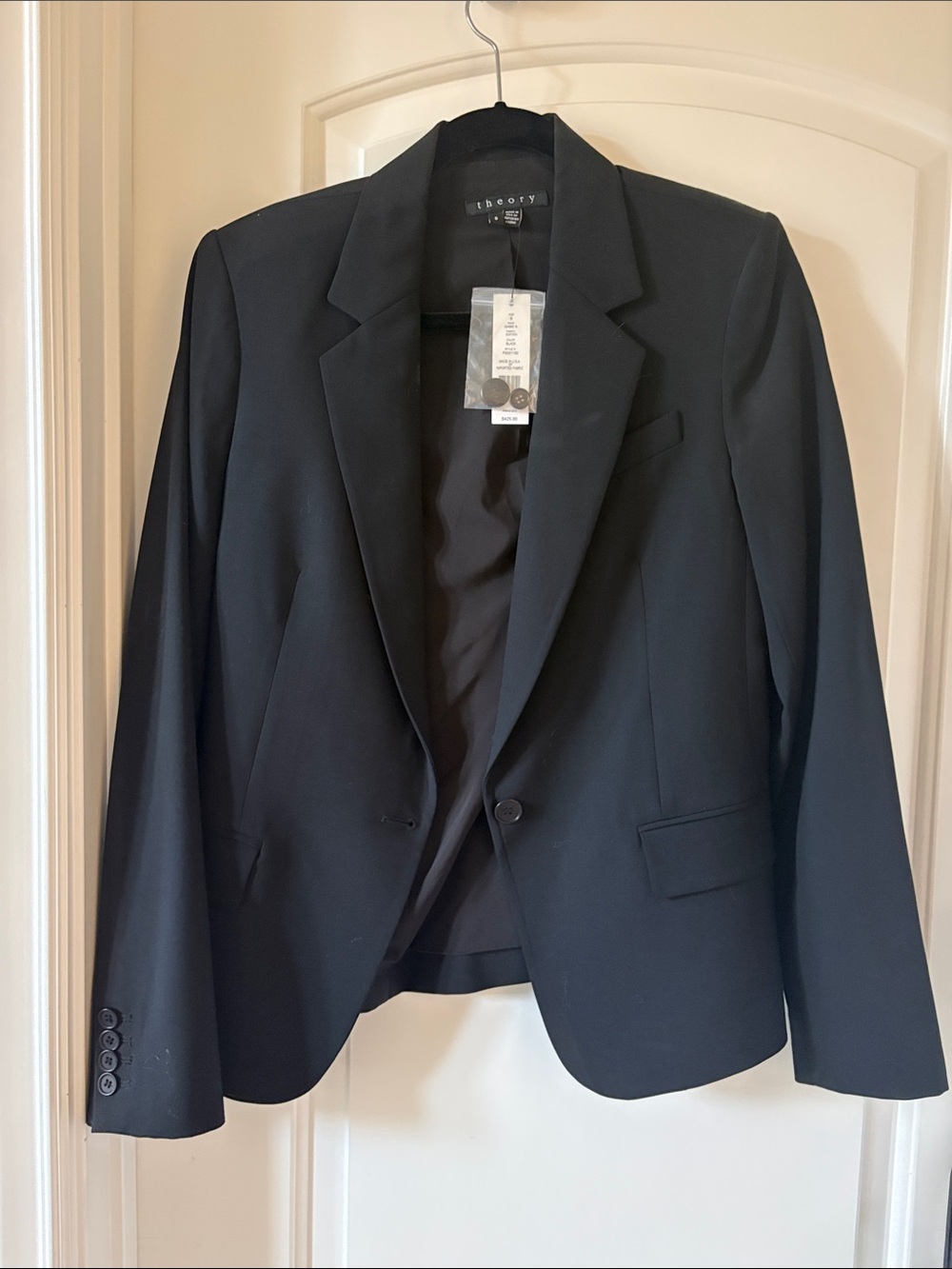 Theory Black Tailored Blazer
